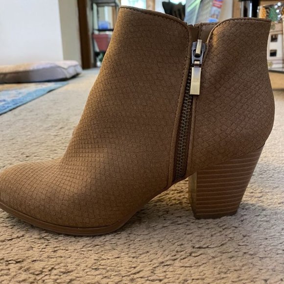 Tan Ankle Booties - Picture 2 of 2